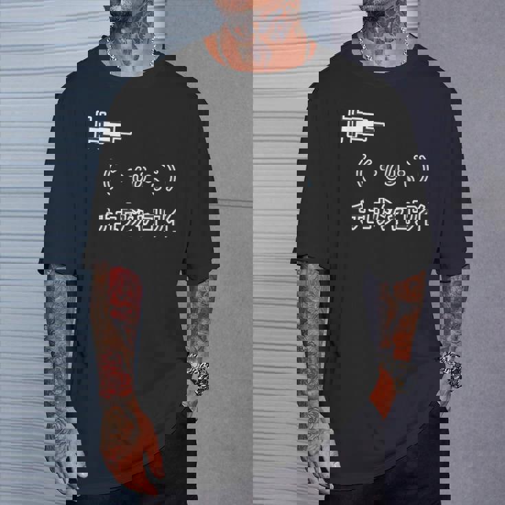 ´・W・`『チュウシャコワイ』 注射怖い 顔文字【変なtシャツ屋さん】面白 ポップ デザイン Tシャツ 彼への贈り物